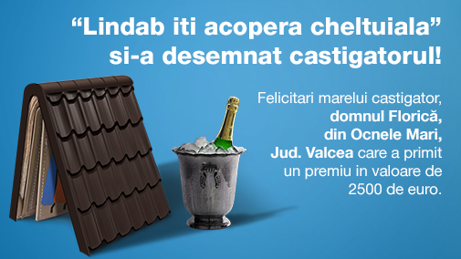 Campania “Lindab iti acopera cheltuiala” si-a desemnat castigatorii!